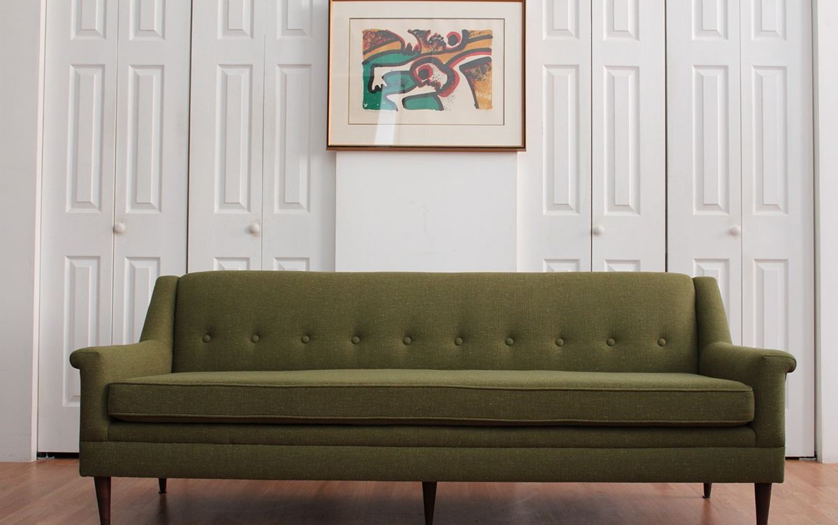 Зеленый диван G-Emma 4251