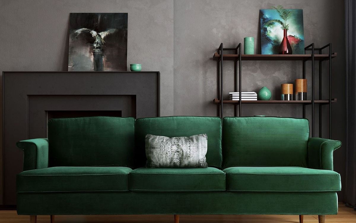 Зеленый диван G-Пейтон 5239